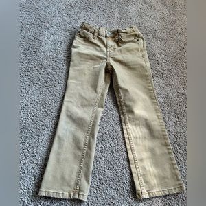 Boys Cat and Jack Khaki Wash Jeans Size 6